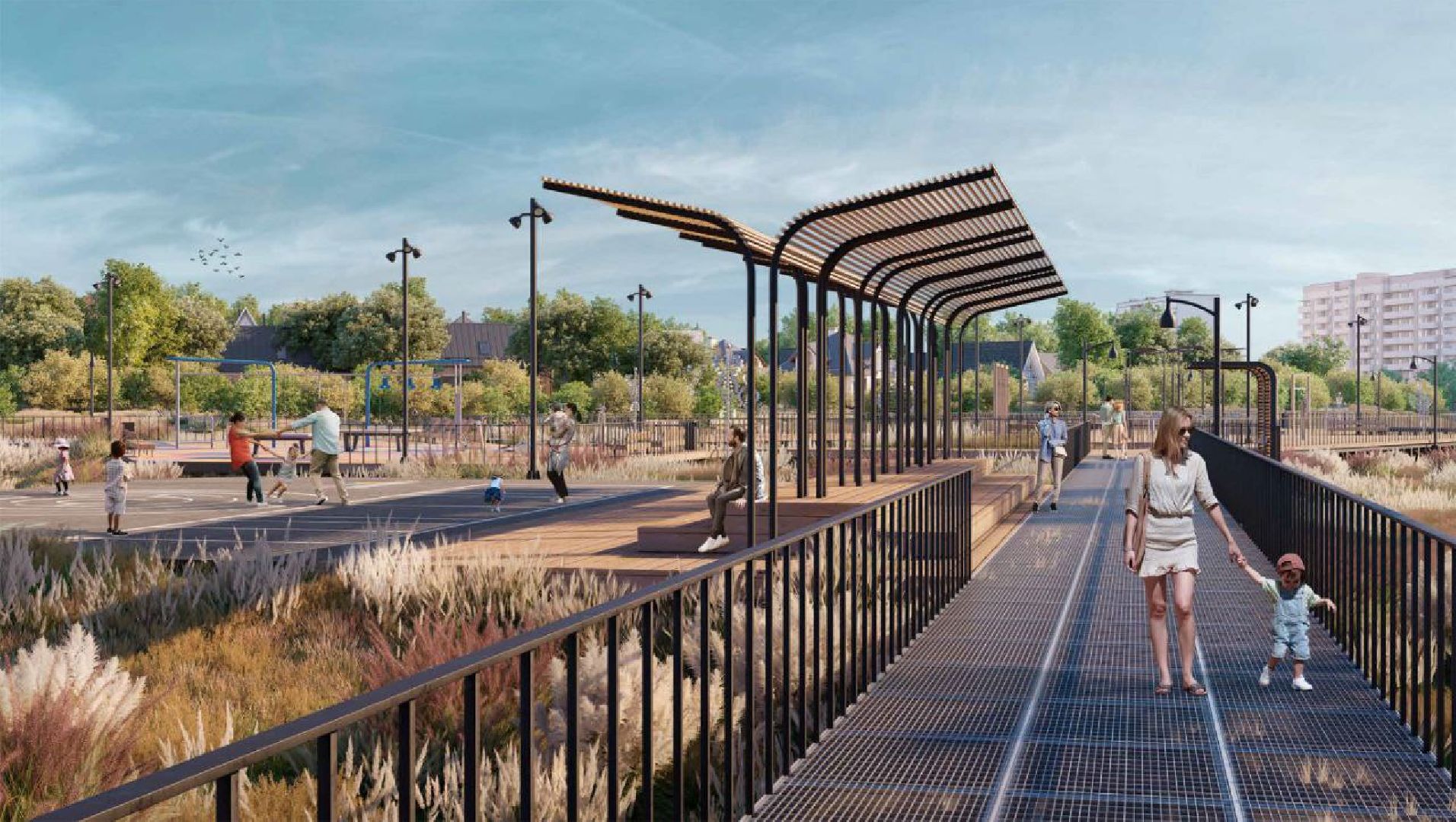 Благоустройство, Сергиев Посад, Сквер, Пешеходный маршрут, Сергиево-Посадский городской округ,