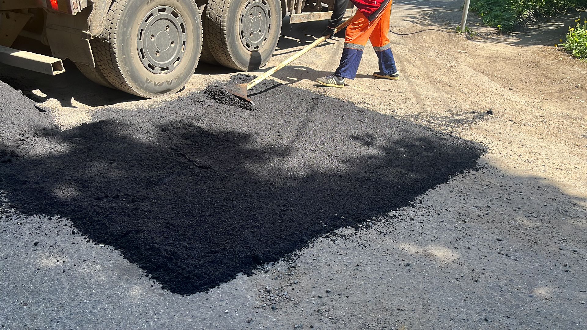 дорога, дороги, ремонт, ремонт дорог, ямочный ремонт,