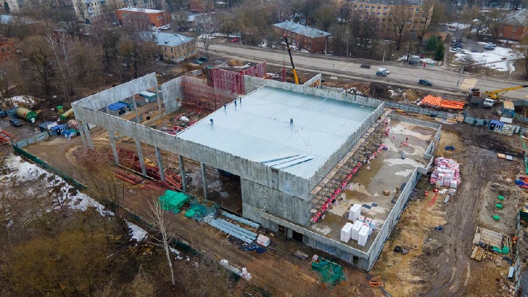Строительство, Орехово-Зуево, ледовый стадион, губернатор, Заголовацкий, Панин, Коркин