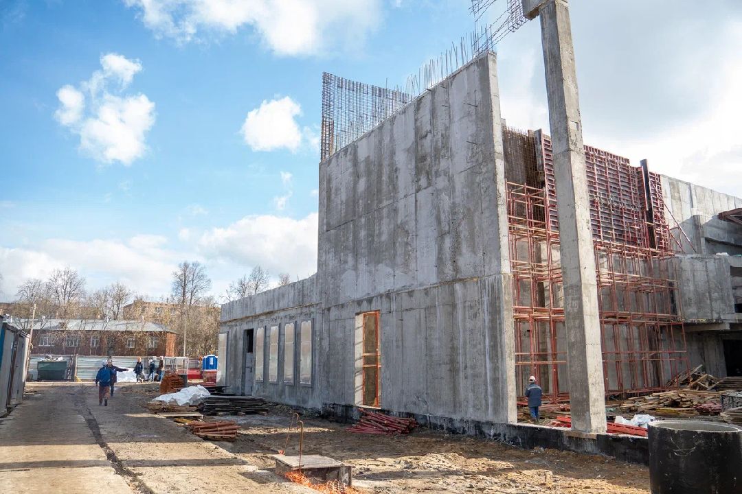 Строительство, Орехово-Зуево, ледовый стадион, губернатор, Заголовацкий, Панин, Коркин