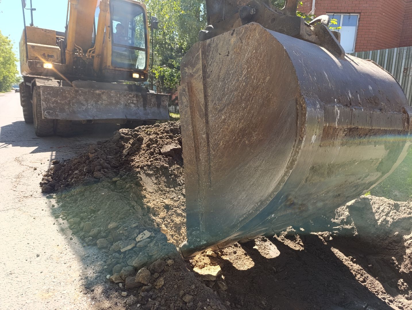 Бронницы, Ремонт дороги, Расширение дороги, Замена асфальта,