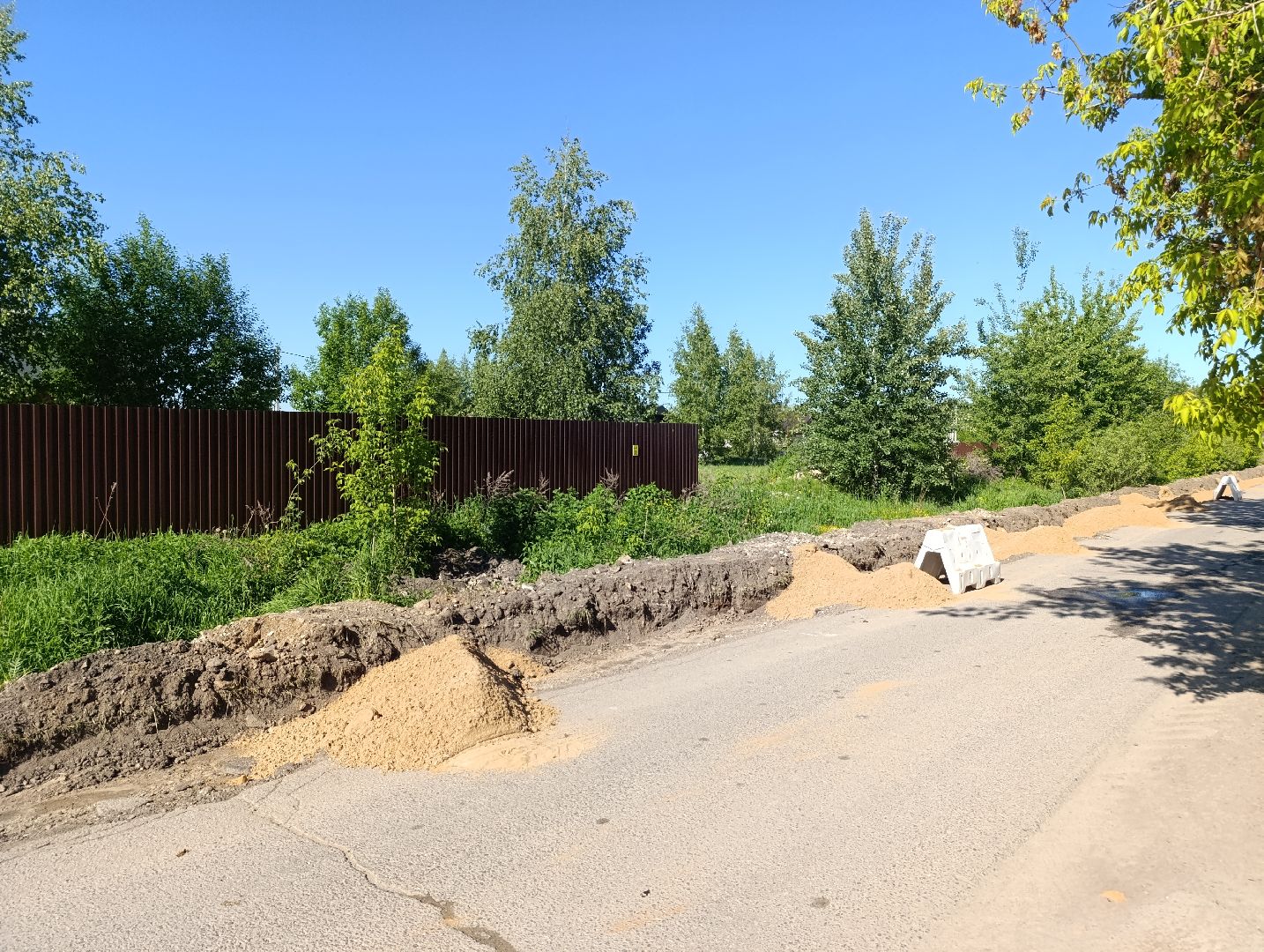 Бронницы, Ремонт дороги, Расширение дороги, Замена асфальта,