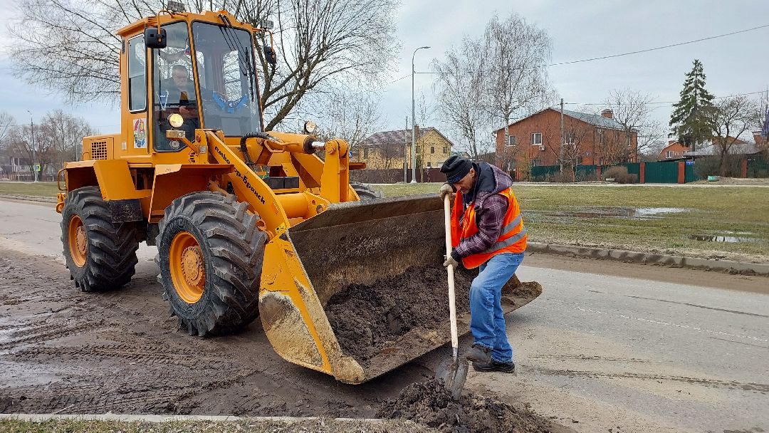 серпухов, уборка дорог, комбинат благоустройства