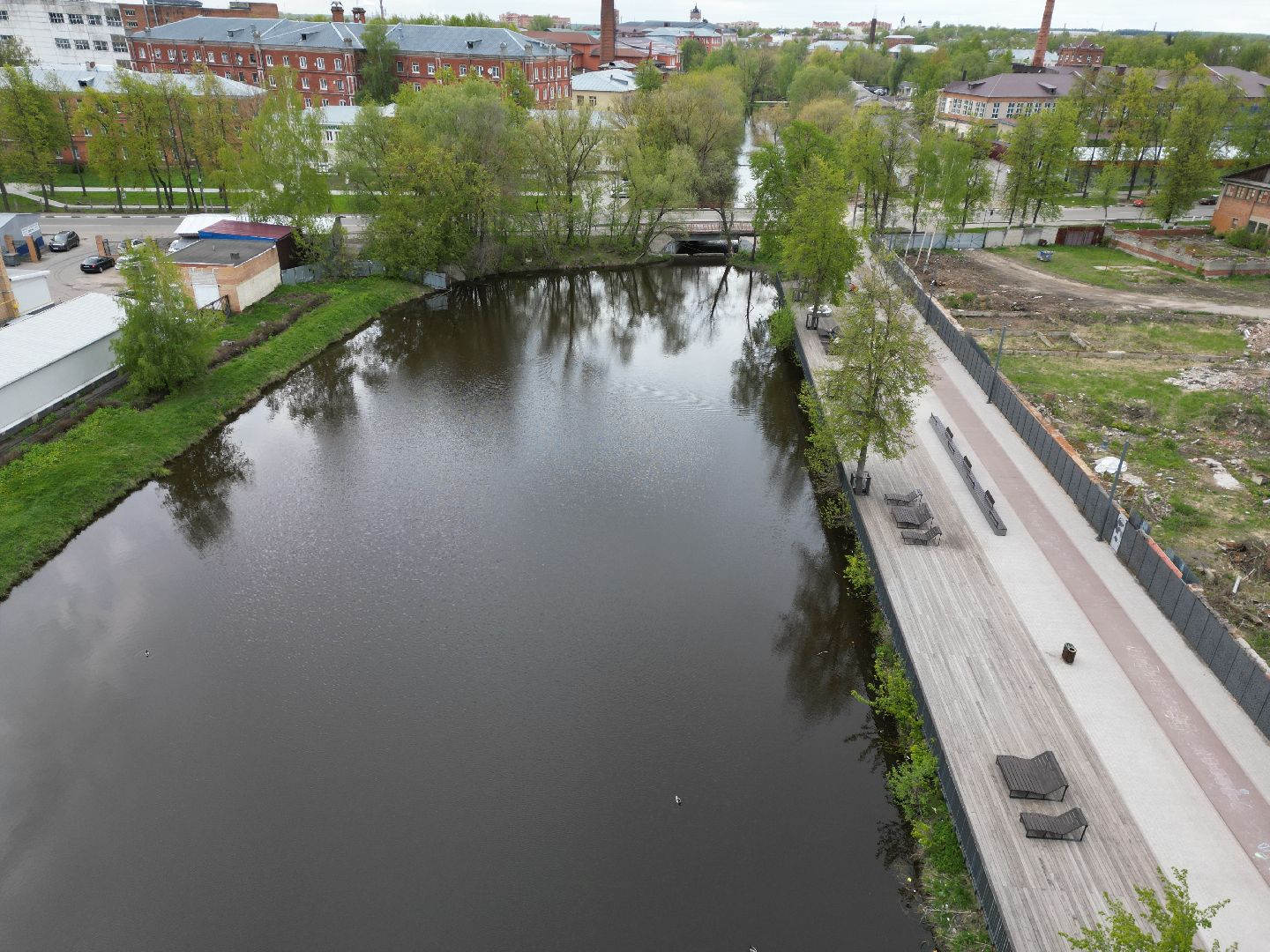 видео с коптера, егорьевск, памп трек,
