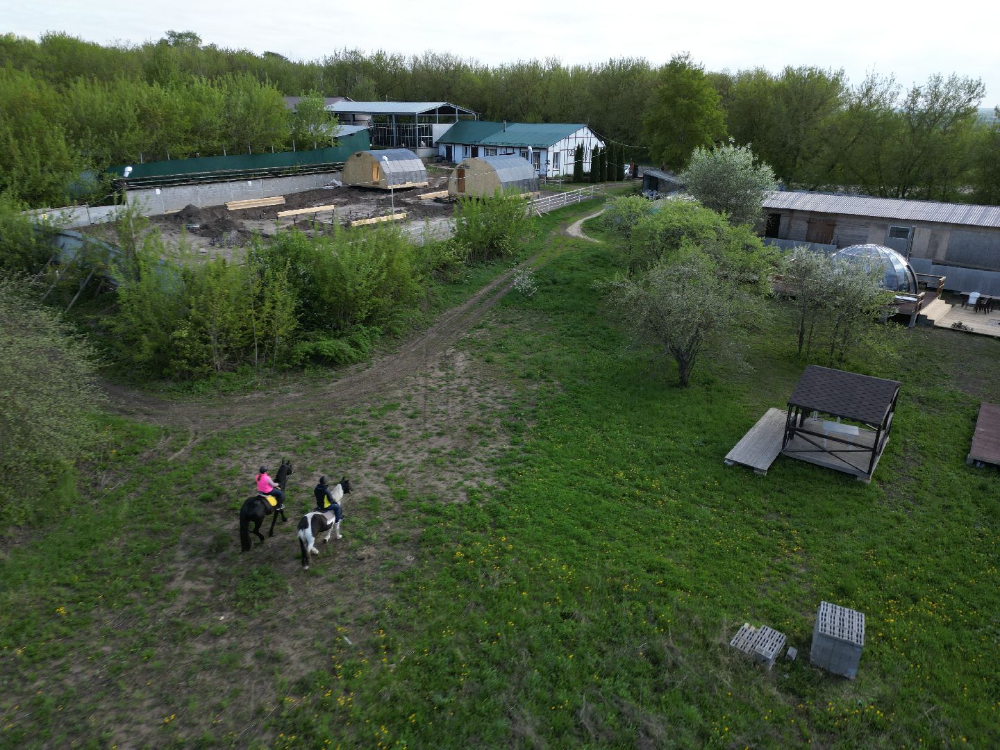 видео с коптера, зарайск, кемпинг,