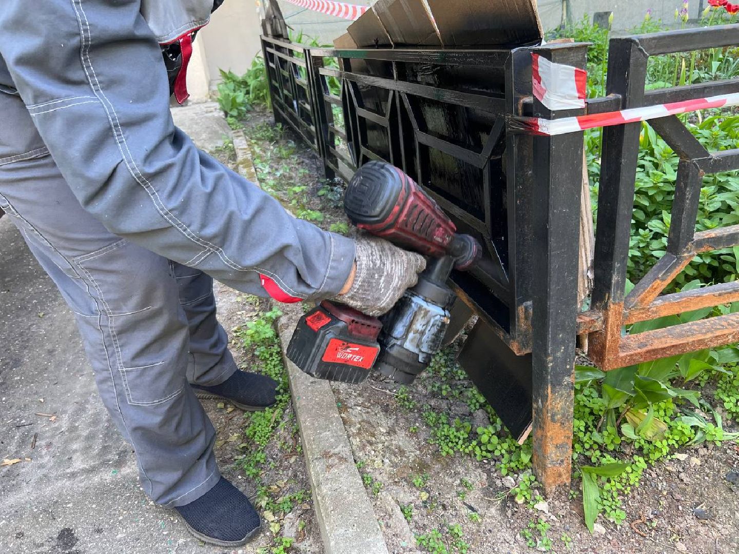 благоустройство, покраска,