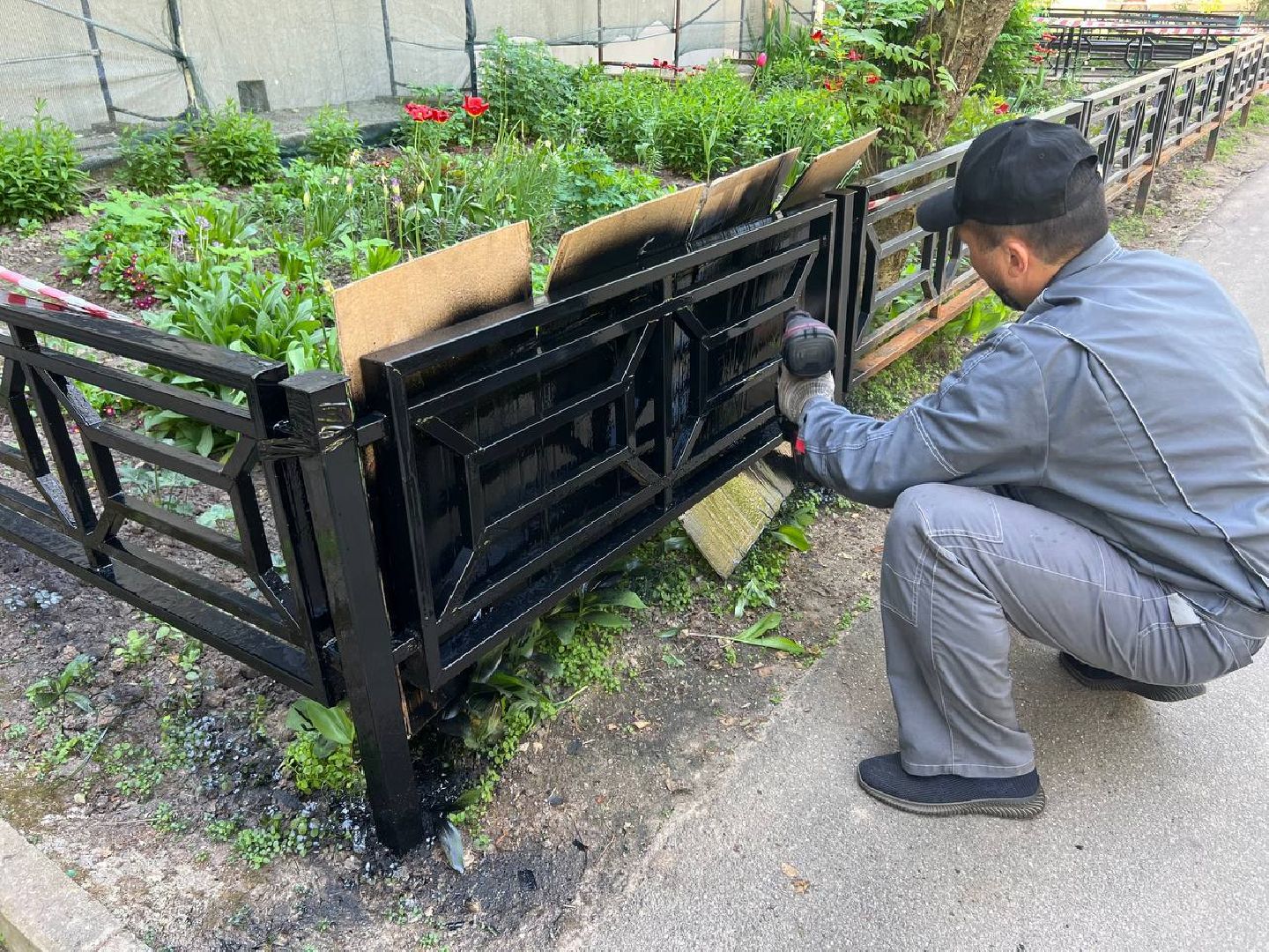 благоустройство, покраска,