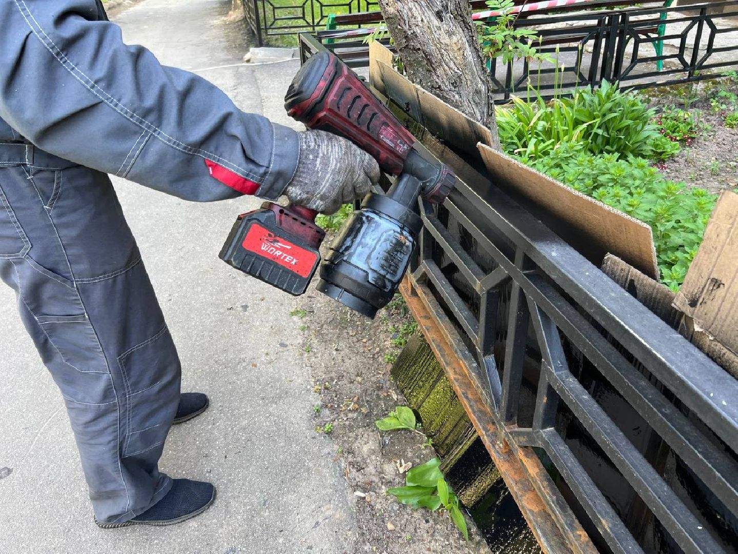 благоустройство, покраска,