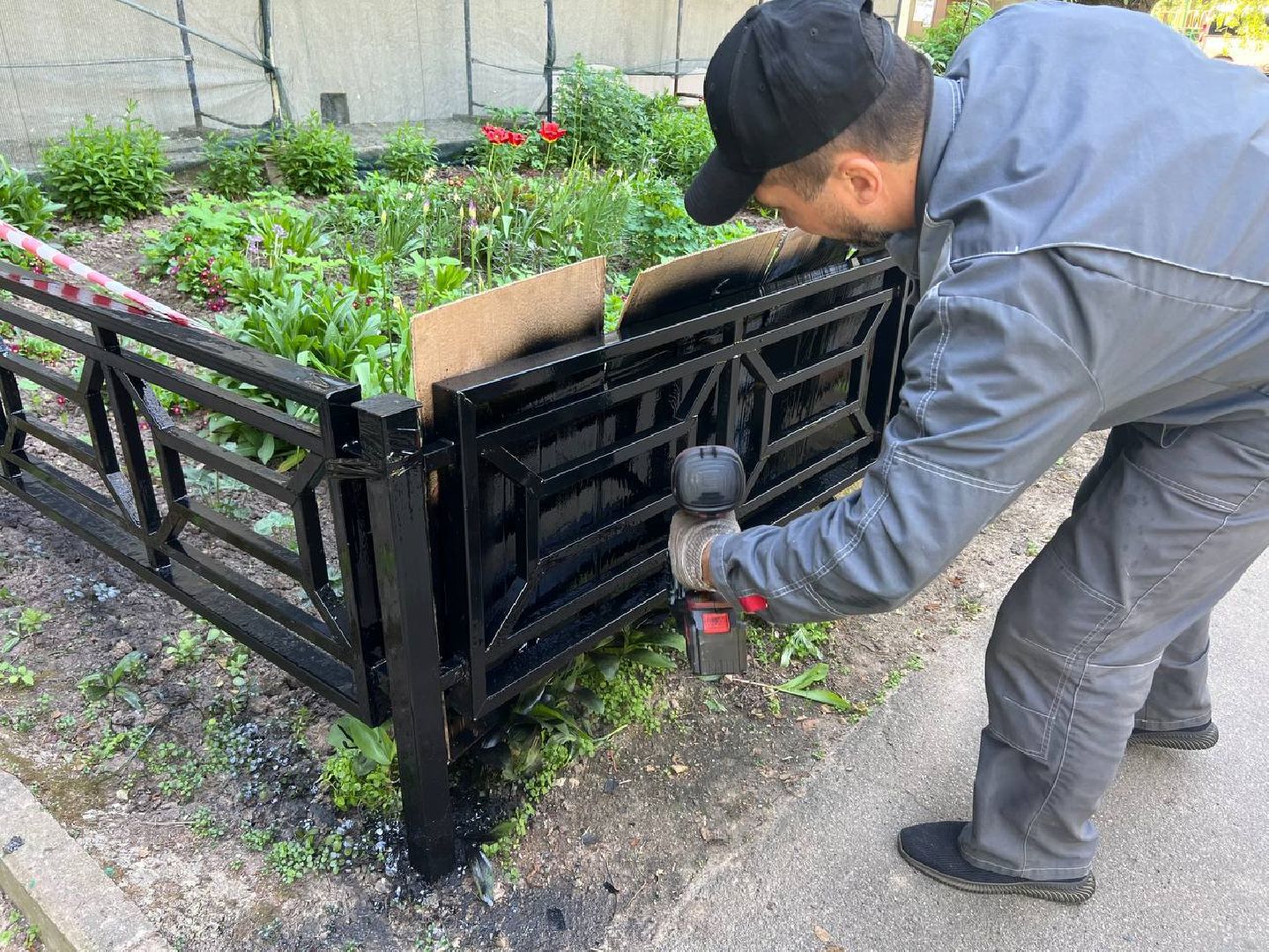 благоустройство, покраска,