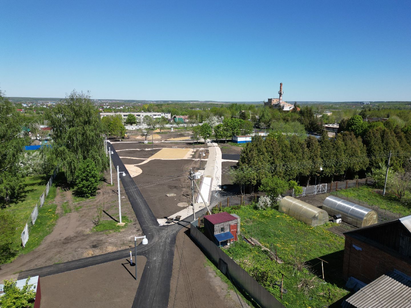 видео с коптера, парк, серебряные пруды,