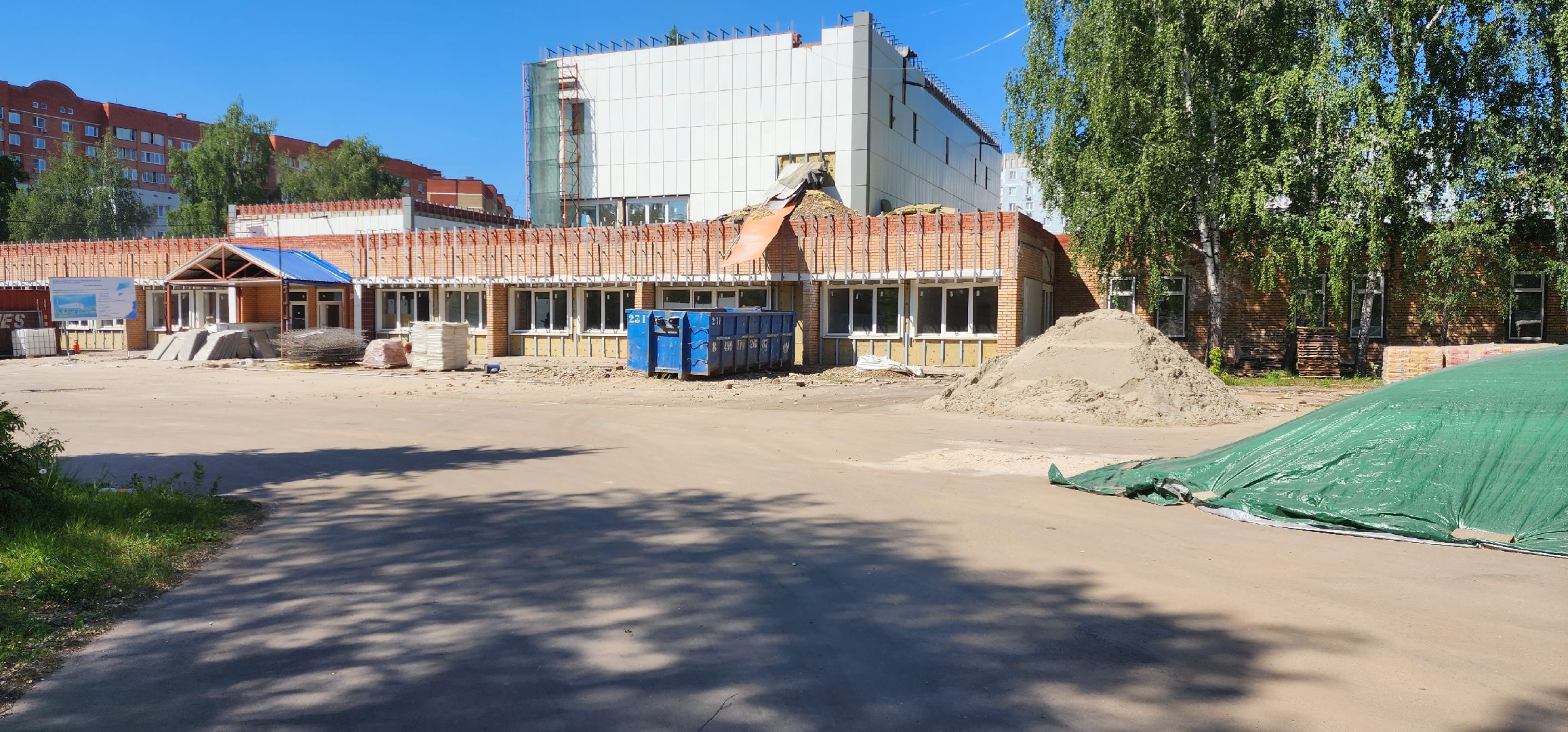 раменское, строительство, капитальный ремонт здания раменского колледжа,