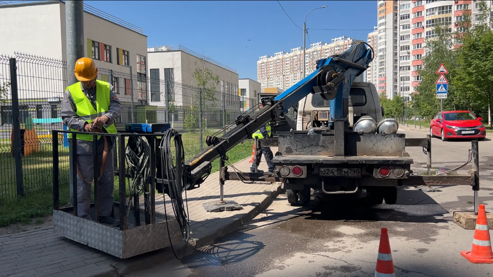 химки, благоустройство, уличное освещение,