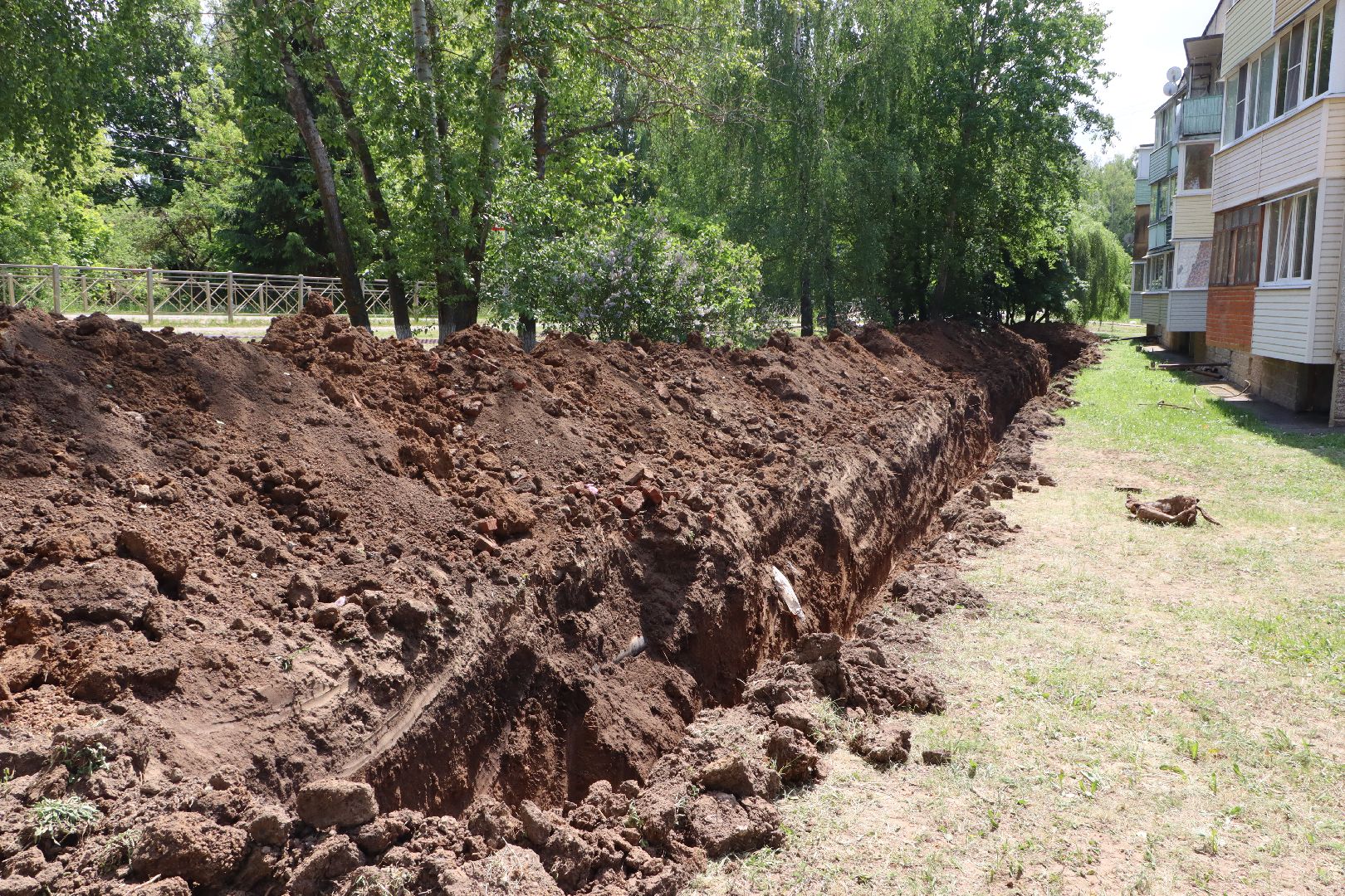 Капитальный ремонт теплосетей, Узуново, Серебряные Пруды, отопительный сезон 2024-2025,