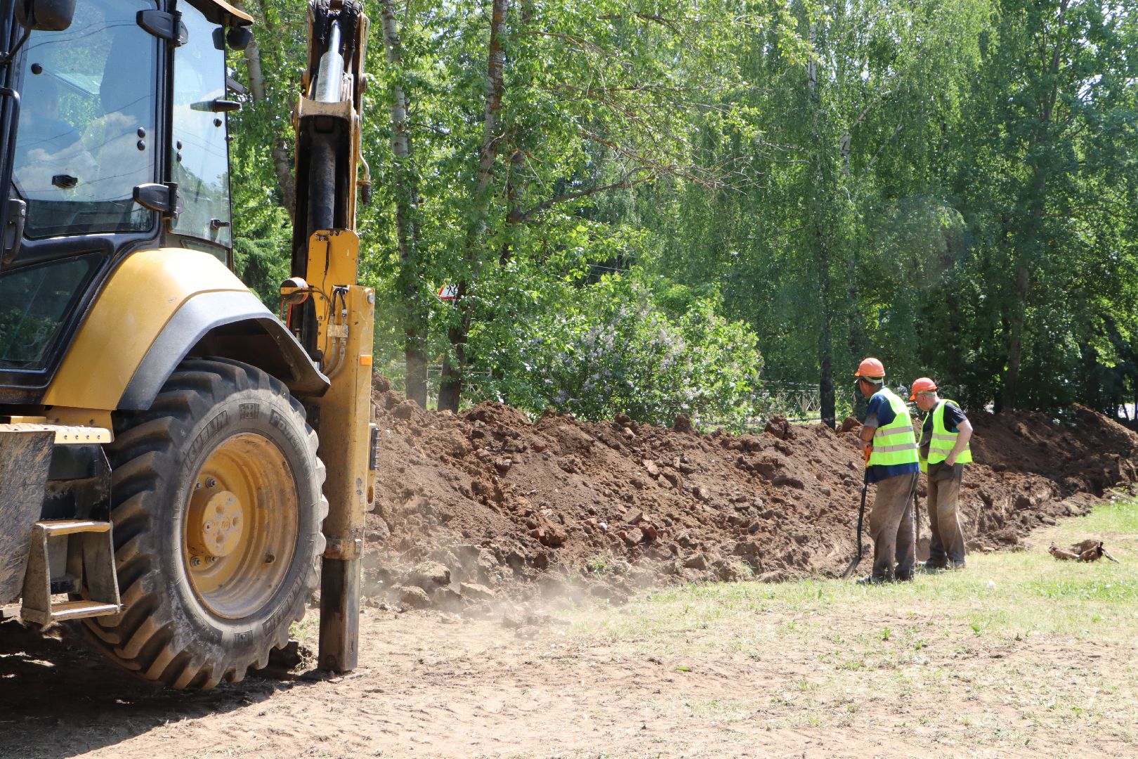 Капитальный ремонт теплосетей, Узуново, Серебряные Пруды, отопительный сезон 2024-2025,