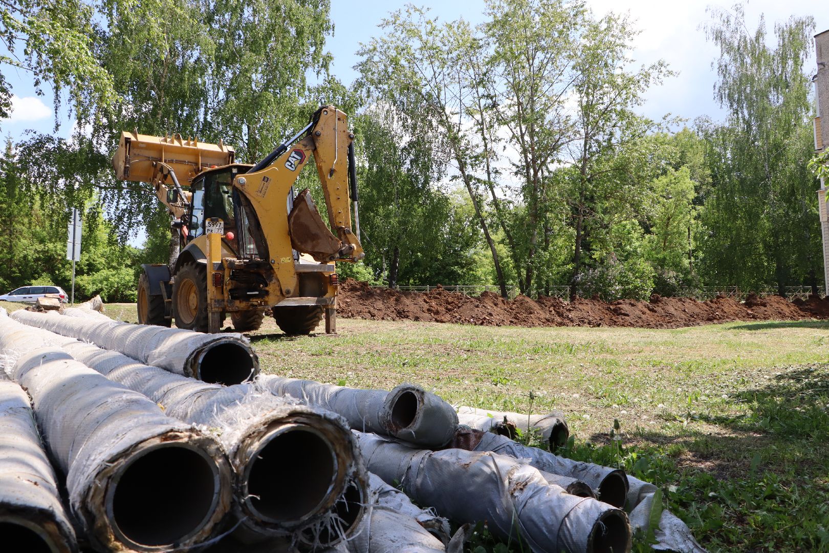 Капитальный ремонт теплосетей, Узуново, Серебряные Пруды, отопительный сезон 2024-2025,
