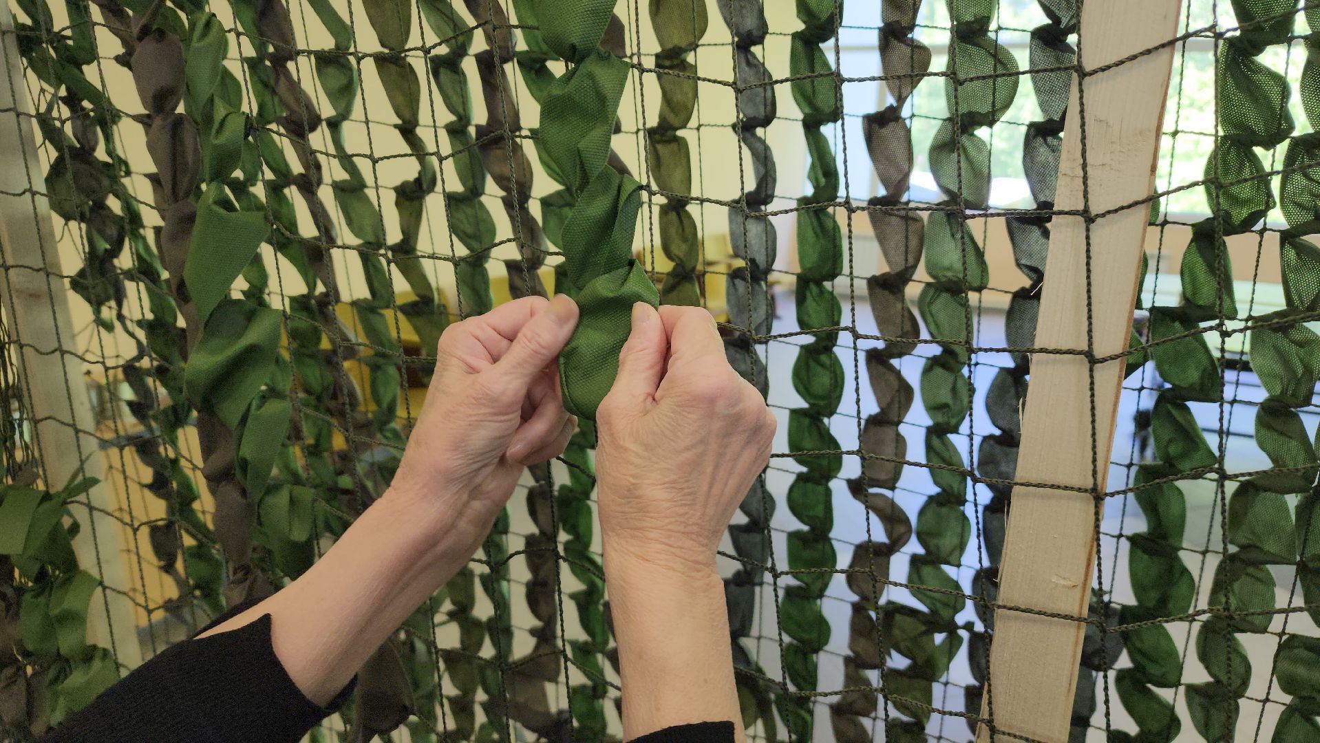 помощь бойцам сво, Лосино-Петровский, спецоперация, маскировочные сети, пенсионеры,