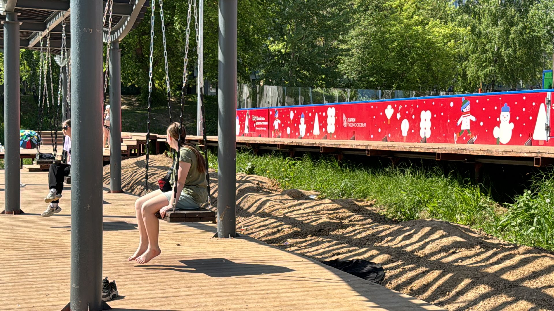 Одинцово, Комсомольский пруд, Благоустройство пруда,