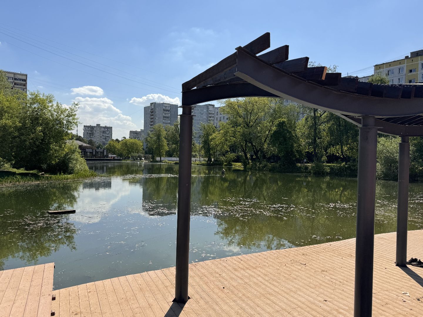 Одинцово, Комсомольский пруд, Благоустройство пруда,