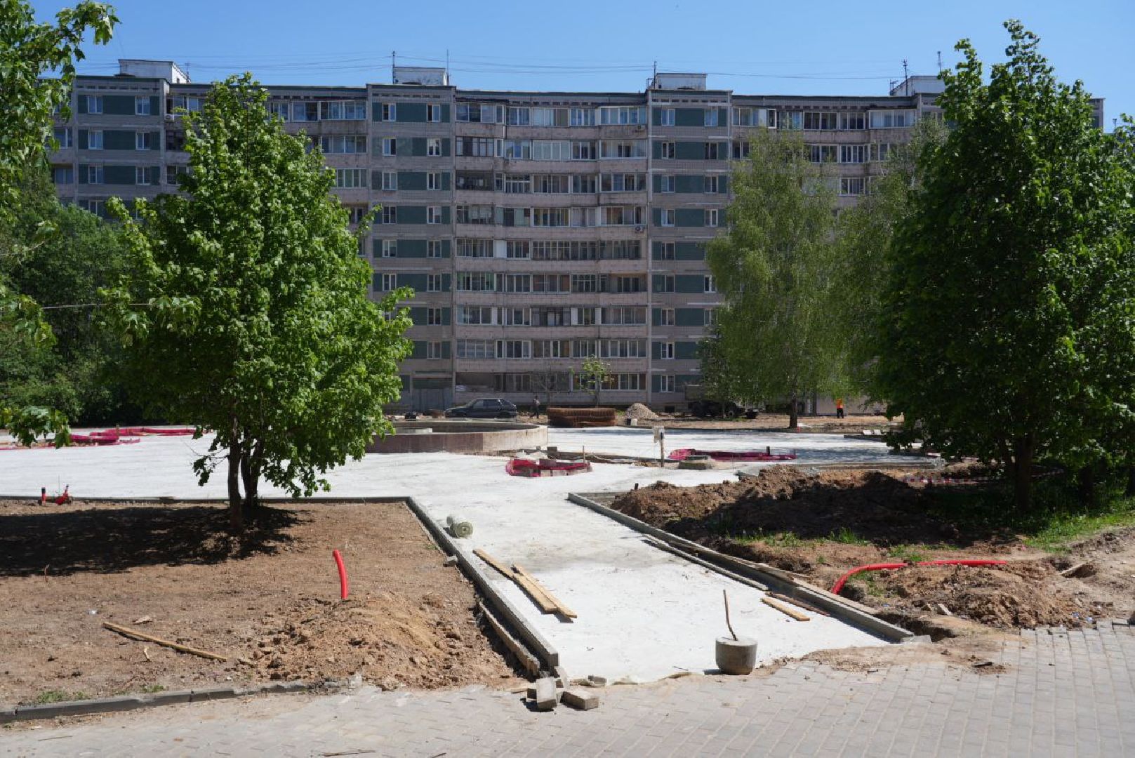Дружба поколений, Сергиево-Посадский городской округ, Сергиев Посад, Благоустройство, Пешеходная зона,