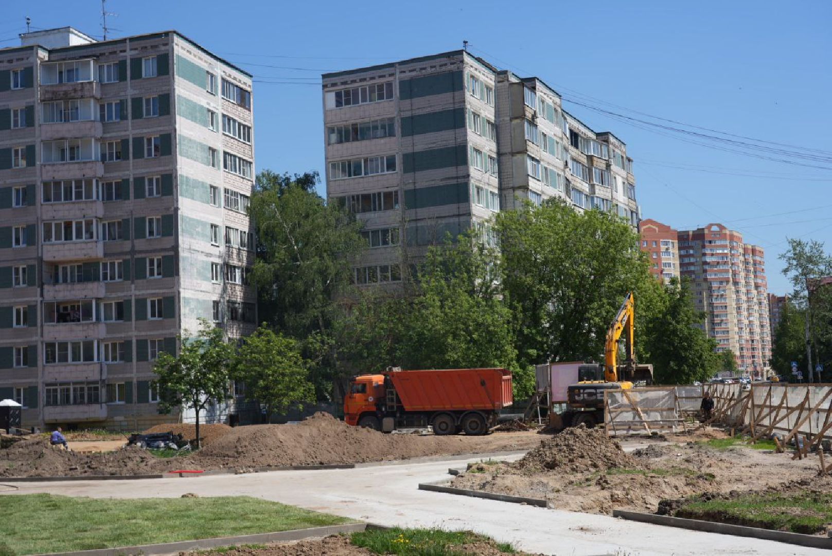 Дружба поколений, Сергиево-Посадский городской округ, Сергиев Посад, Благоустройство, Пешеходная зона,
