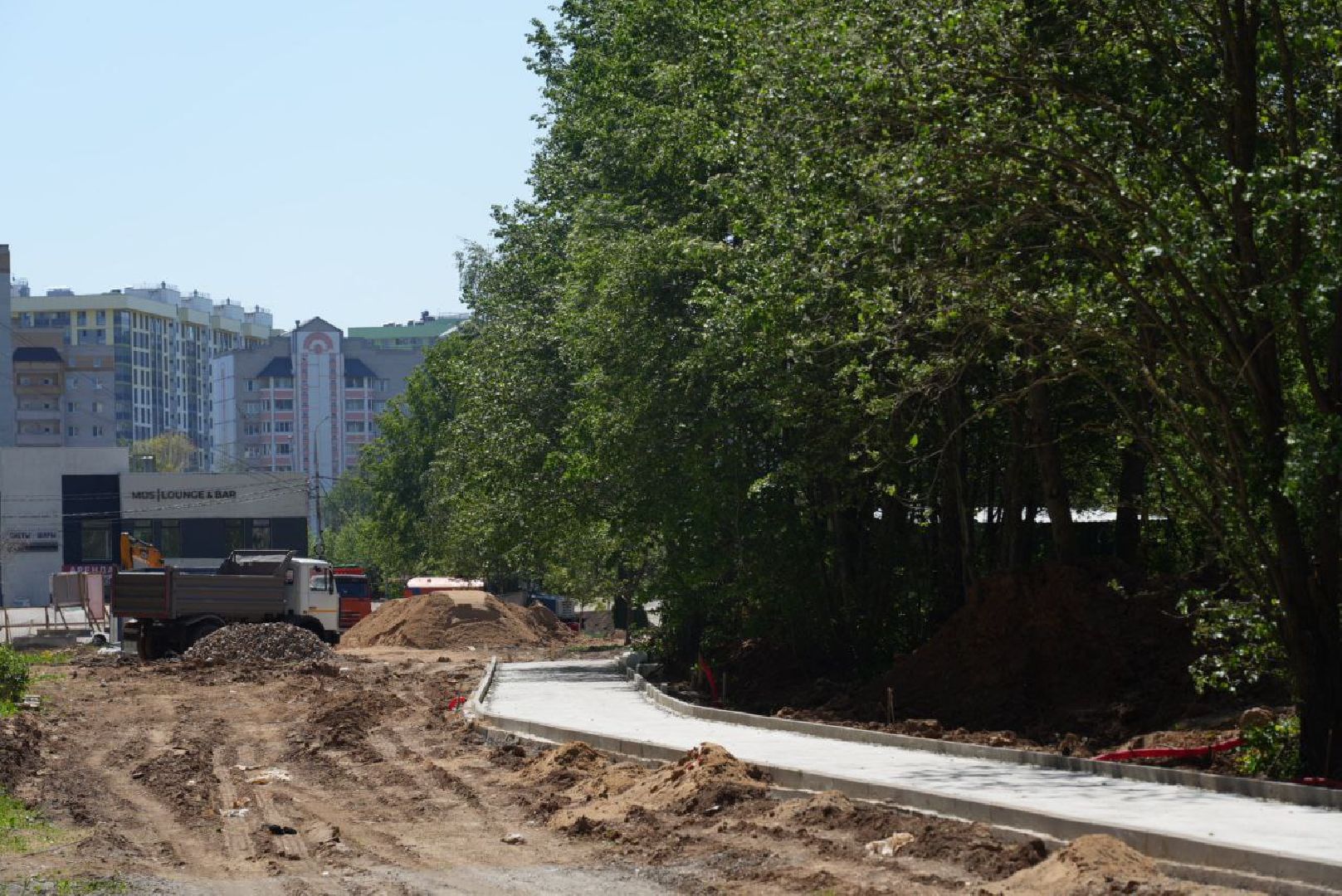 Дружба поколений, Сергиево-Посадский городской округ, Сергиев Посад, Благоустройство, Пешеходная зона,