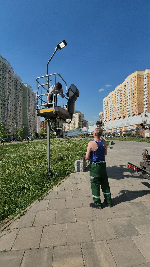 долгопрудный, светильник, Бульвар Умберто Нобиле, электрика,