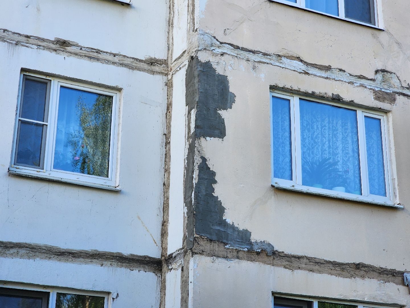 выездная администрация, колюбакино, ремонт фасада, Руза, рузский городской округ, московская область, подмосковье,