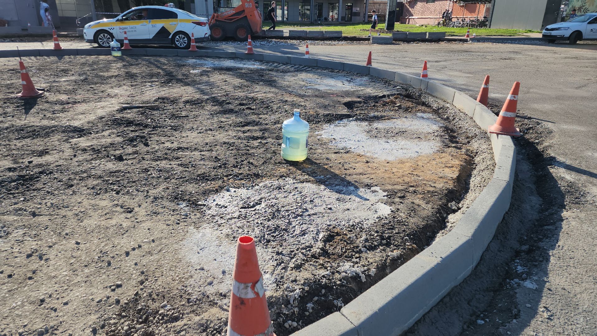 пушкино, дорожный ремонт, проспект, дороги, круговое движение,