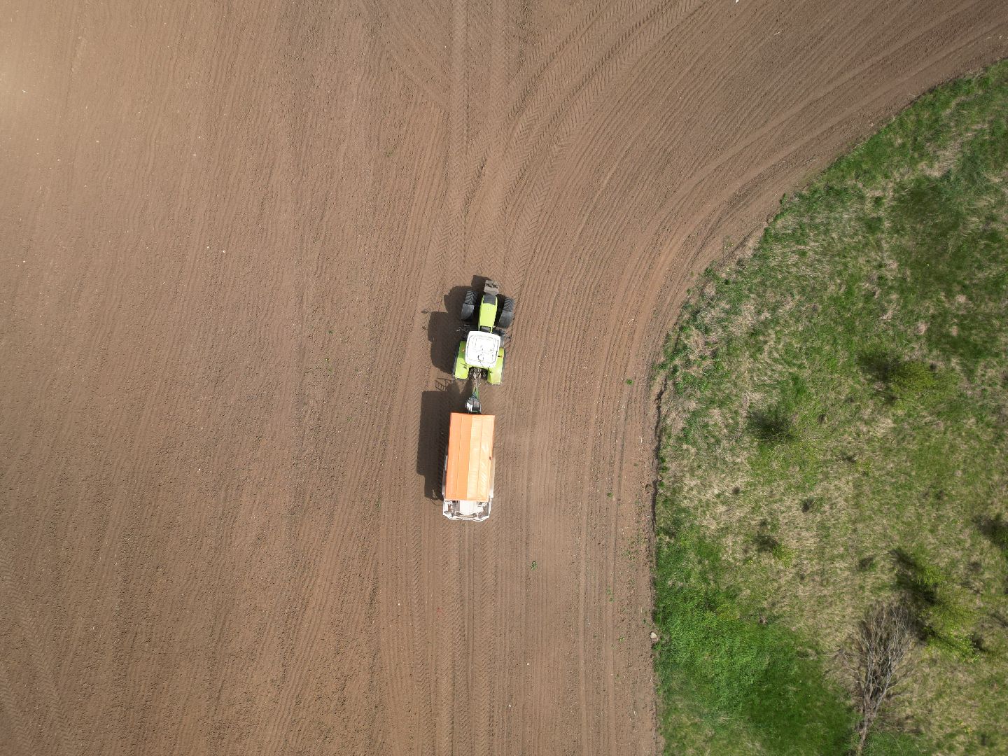 видео с коптера, зарайск, посевная, сельское хозяйство,