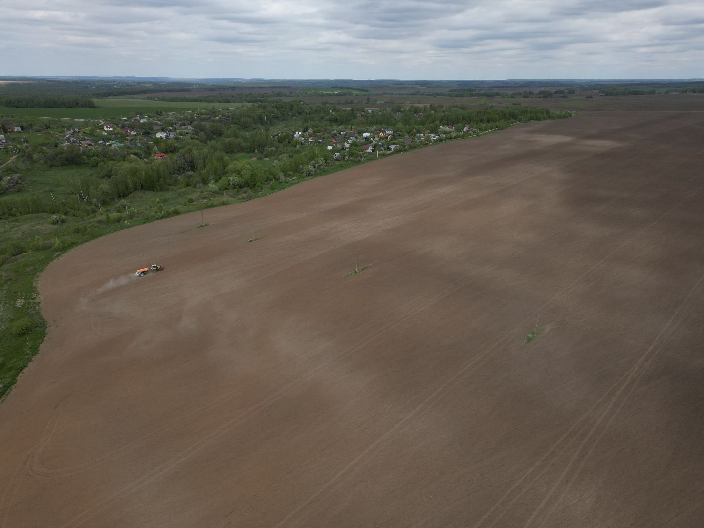 видео с коптера, зарайск, посевная, сельское хозяйство,