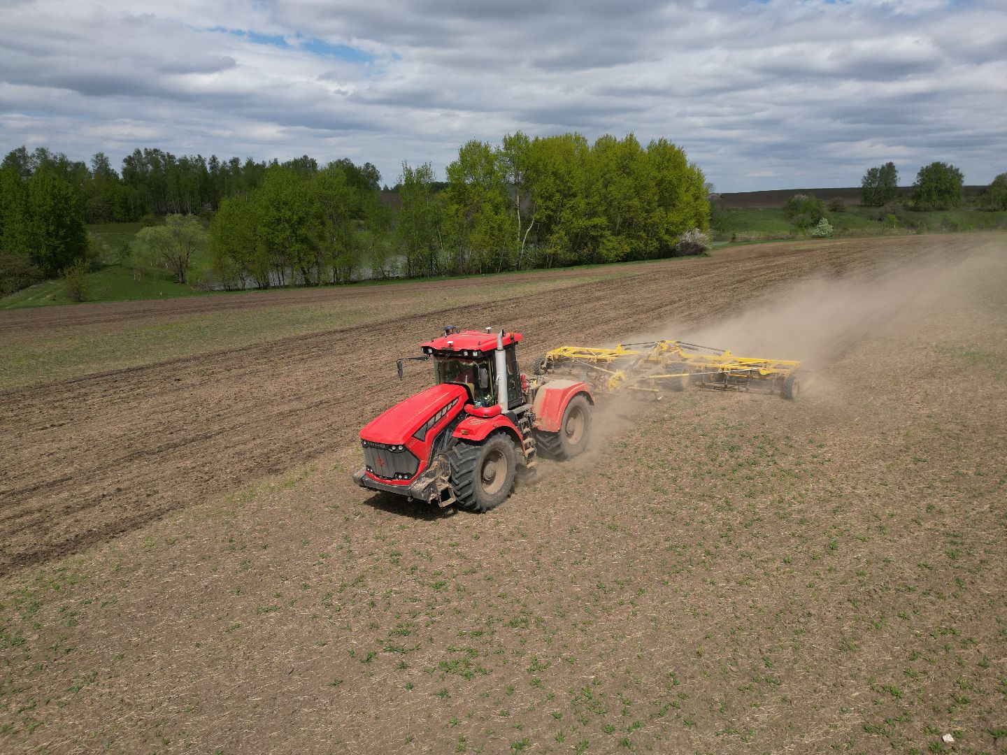 видео с коптера, зарайск, посевная, сельское хозяйство,
