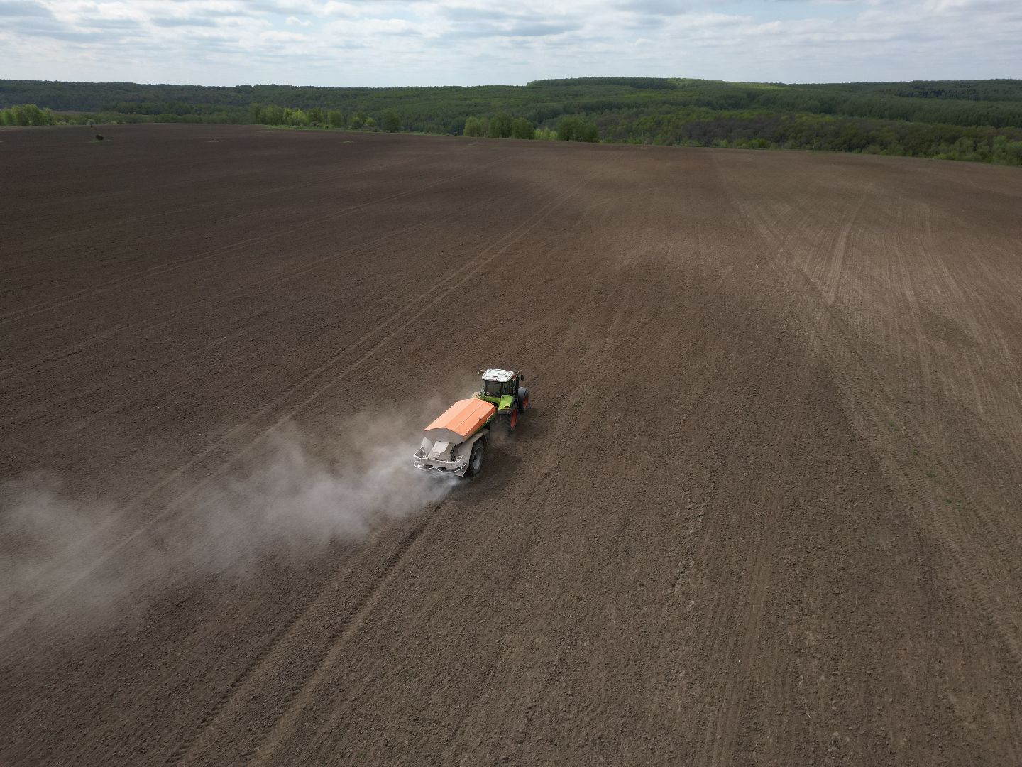 видео с коптера, зарайск, посевная, сельское хозяйство,
