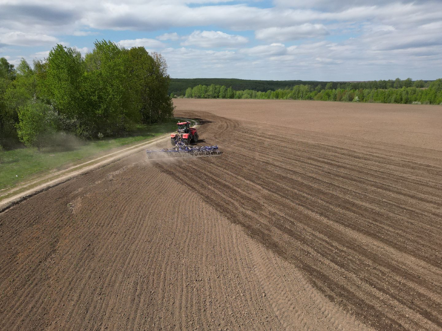 видео с коптера, зарайск, посевная, сельское хозяйство,
