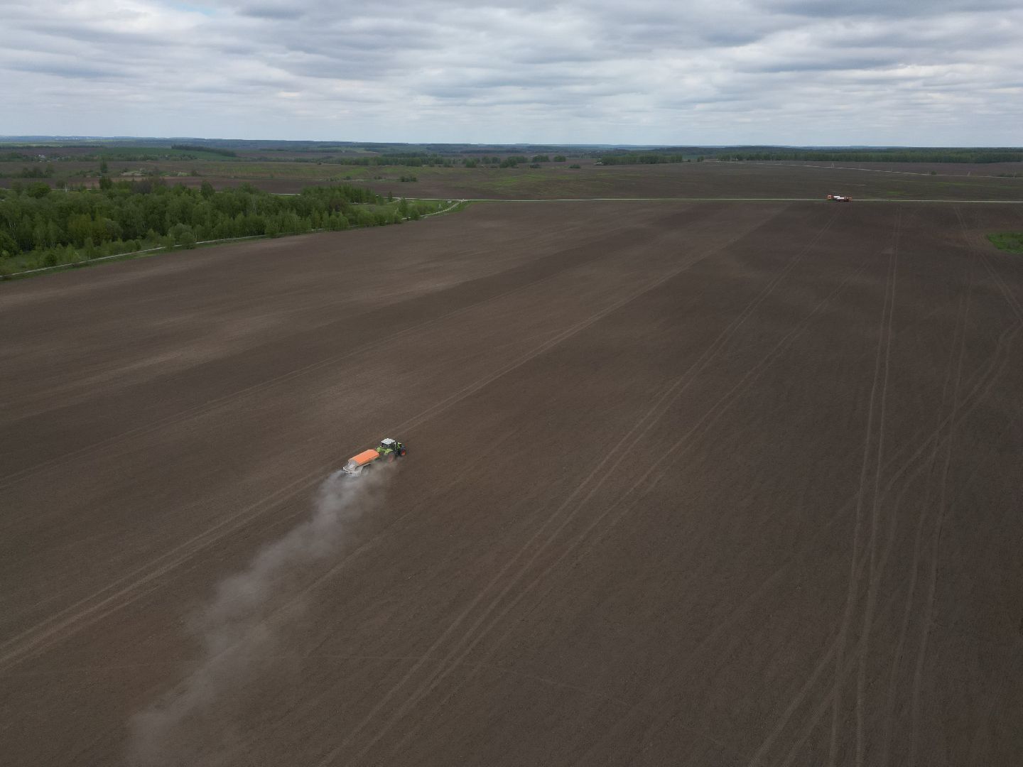 видео с коптера, зарайск, посевная, сельское хозяйство,