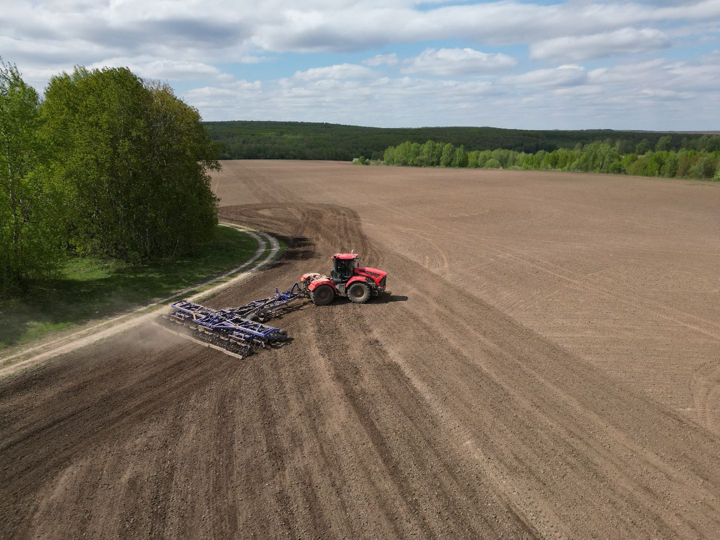 видео с коптера, зарайск, посевная, сельское хозяйство,