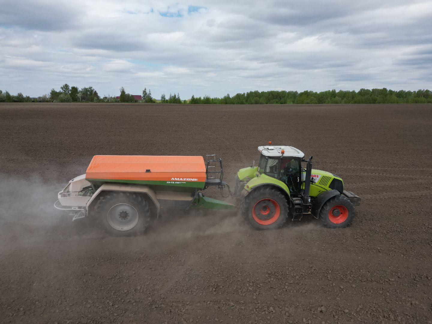 видео с коптера, зарайск, посевная, сельское хозяйство,