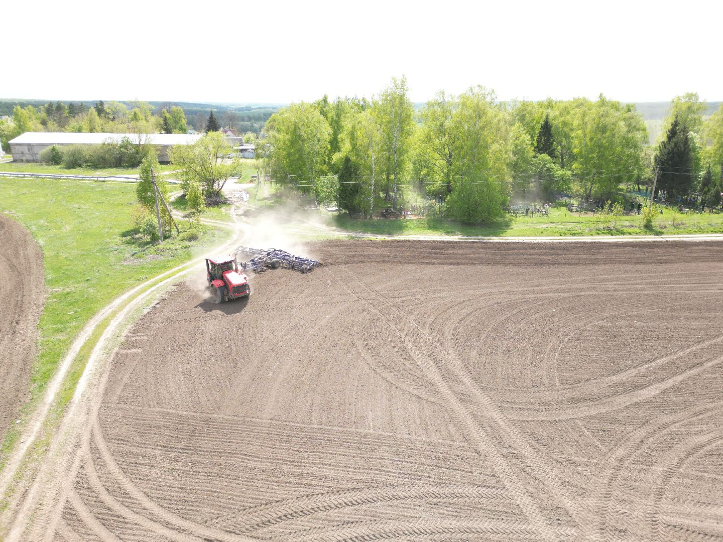 видео с коптера, зарайск, посевная, сельское хозяйство,