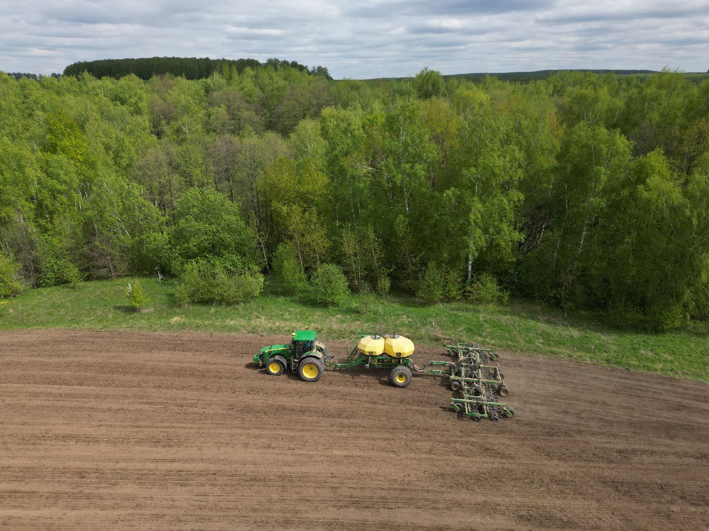 видео с коптера, зарайск, посевная, сельское хозяйство,