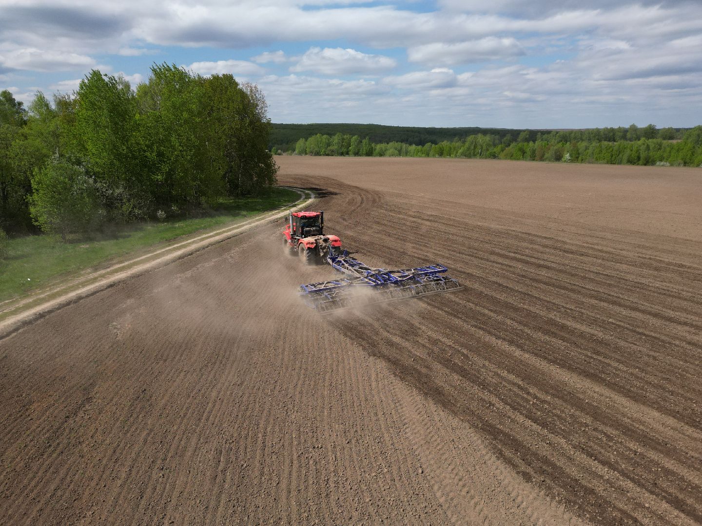 видео с коптера, зарайск, посевная, сельское хозяйство,