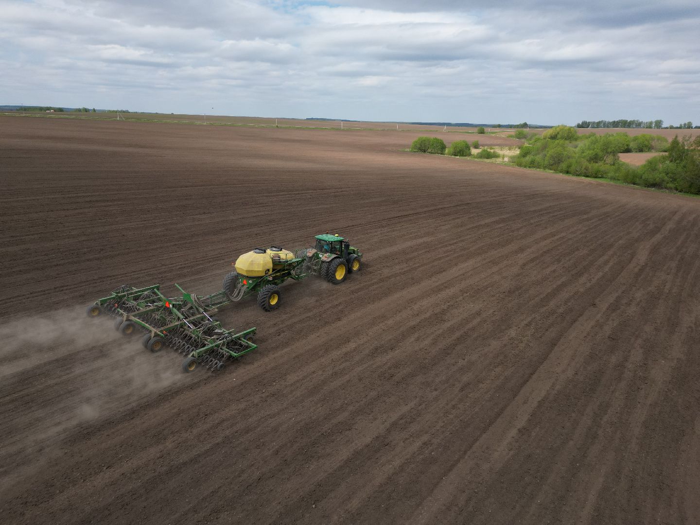 видео с коптера, зарайск, посевная, сельское хозяйство,