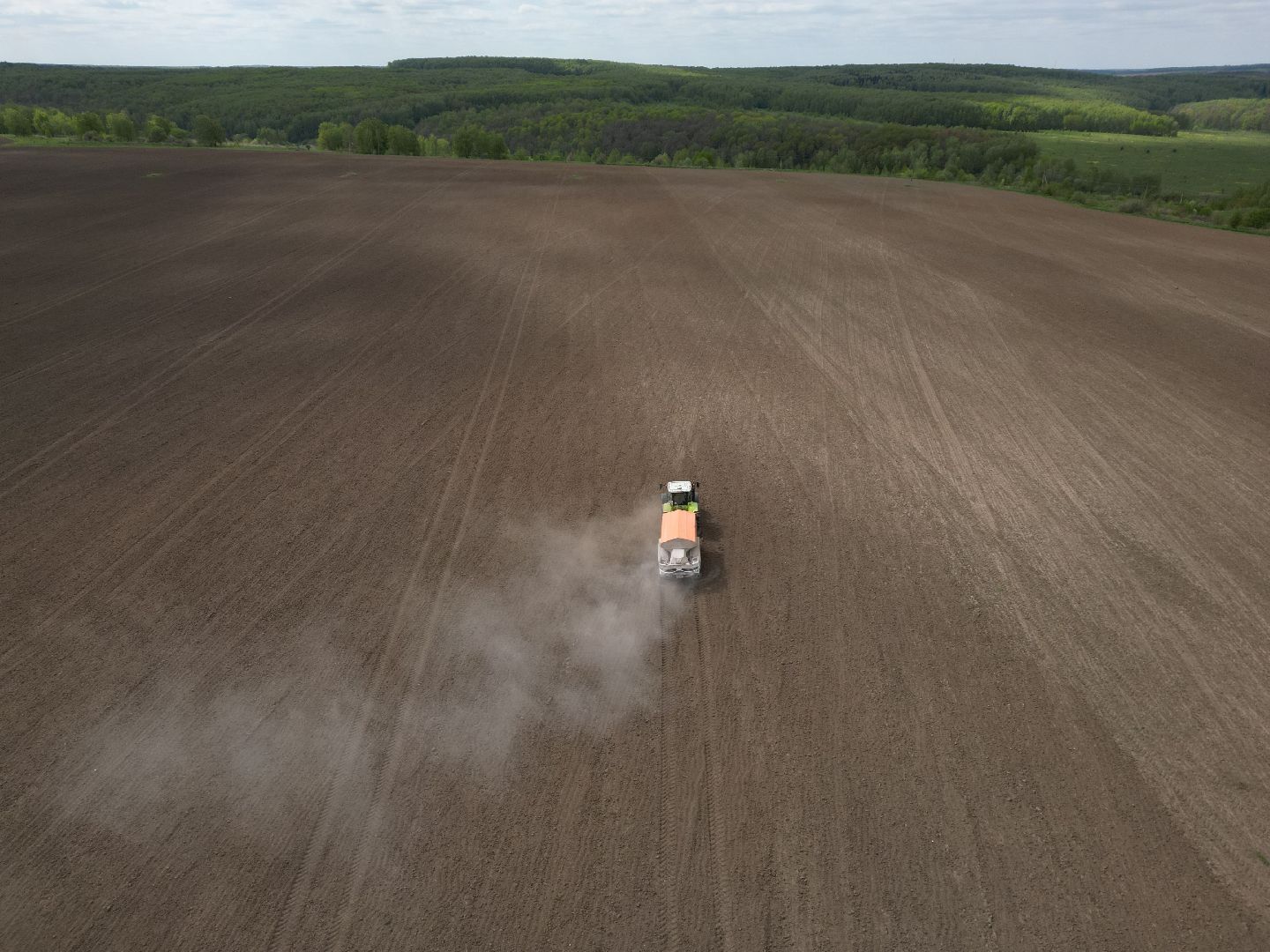 видео с коптера, зарайск, посевная, сельское хозяйство,