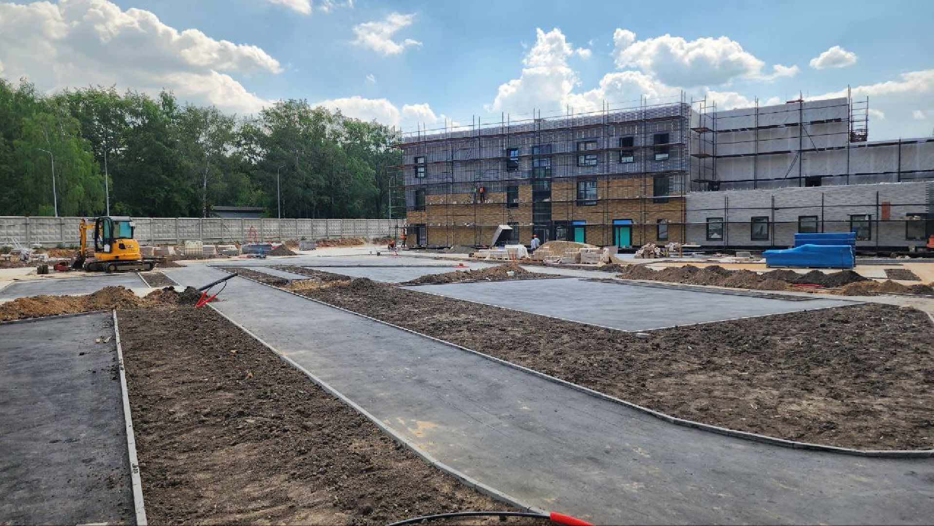 люберцы, строительство детского сада, благоустройство,