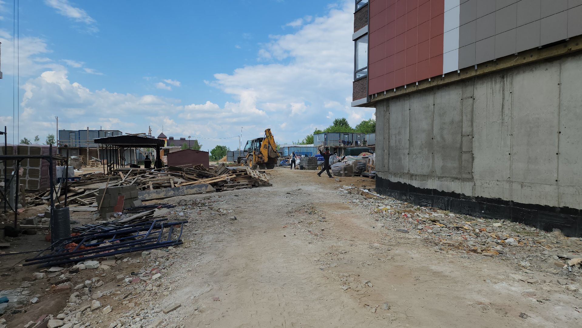 кашира, строительство, мкд, жк радужный, фасадные работы, котельная, трансформаторная подстанция, газ,