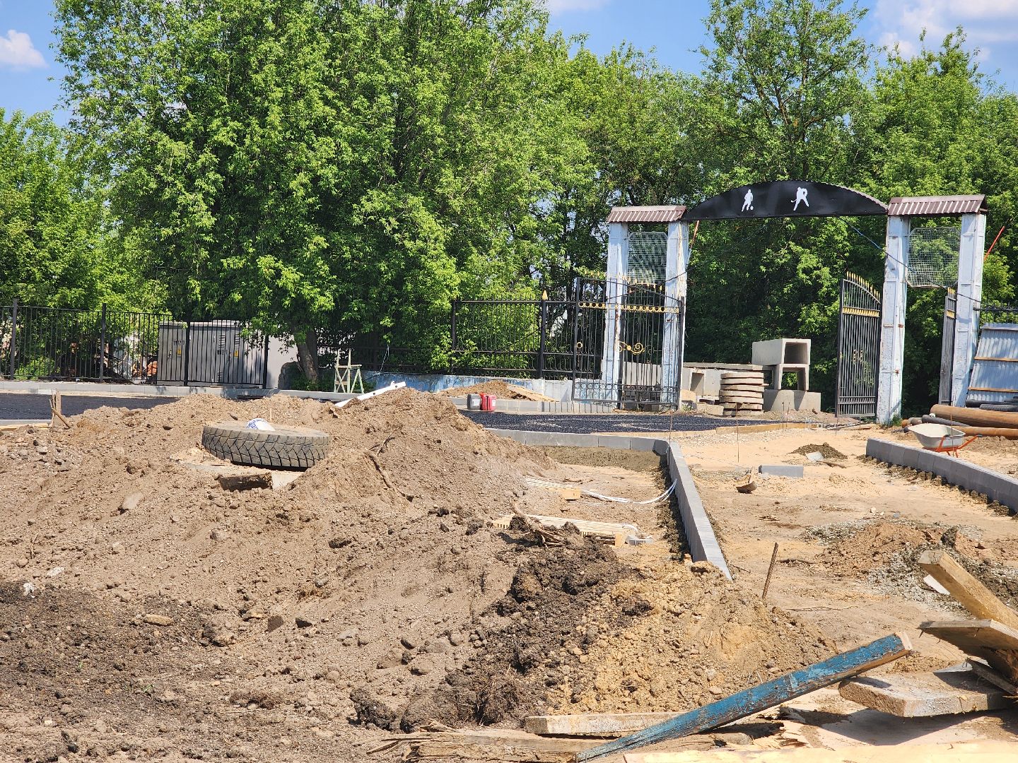 ногинск, стадион, стадион старт, строительство, спорт, спортплощадка, общество, жители, ремонт,