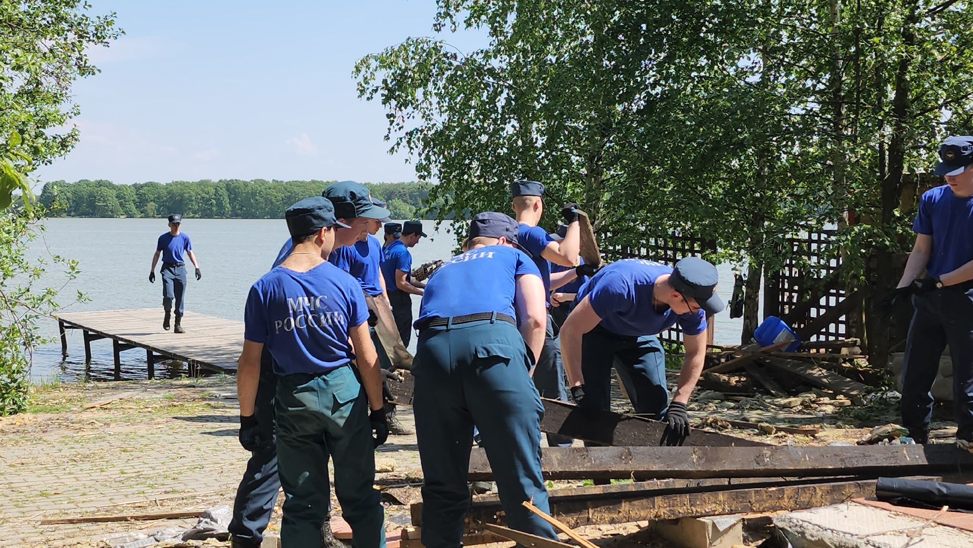 экологическая акция, очистка водоема, Бисеровское озеро, Бисерово, Богородский городской округ,