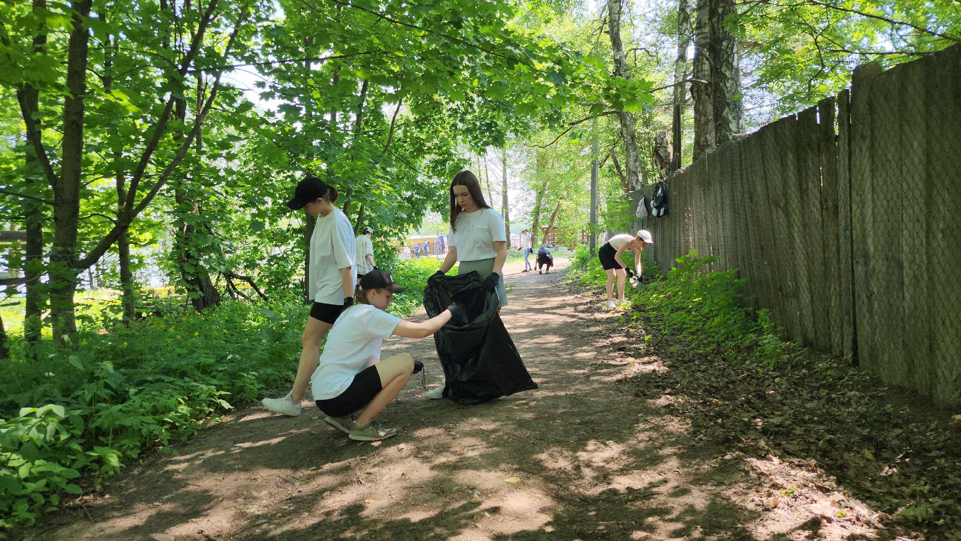 экологическая акция, очистка водоема, Бисеровское озеро, Бисерово, Богородский городской округ,