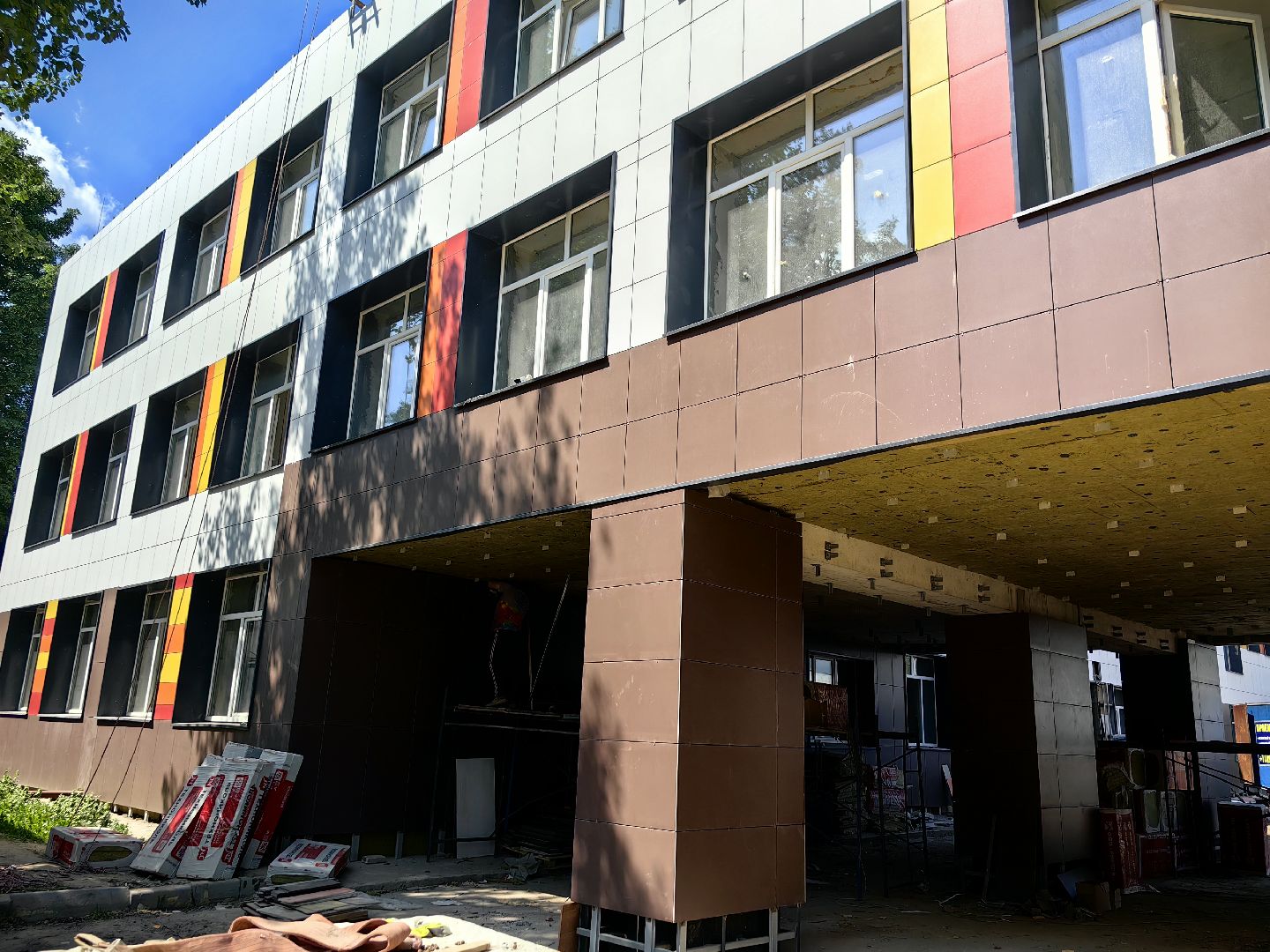 капитальный ремонт, школа, отделочные работы, фасад, благоустройство,