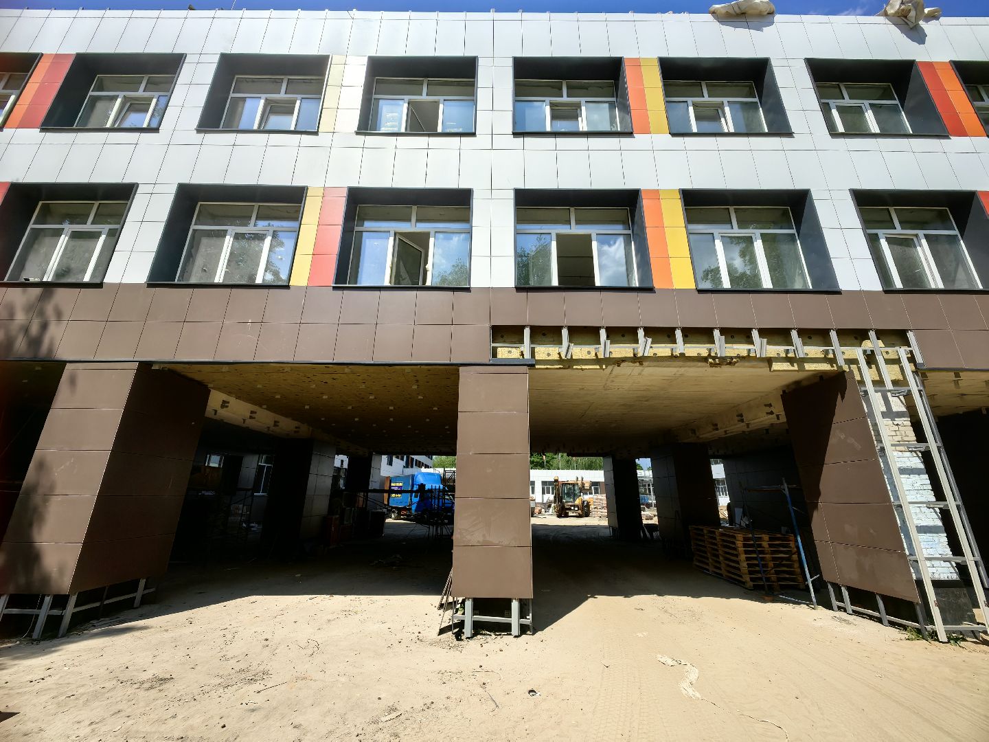 капитальный ремонт, школа, отделочные работы, фасад, благоустройство,