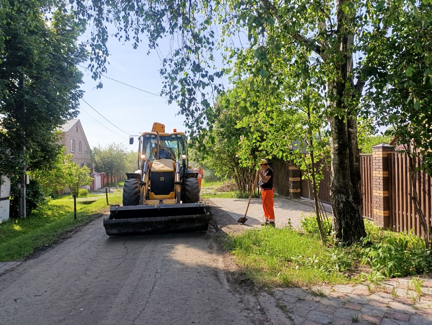 Бронницы, Ремонт дороги, Ремонт в Бронницах, Улица Рабочая, Новый асфальт, Укладка асфальта,