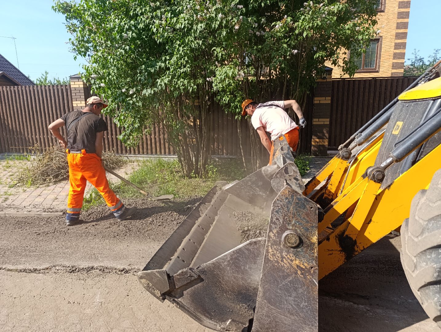 Бронницы, Ремонт дороги, Ремонт в Бронницах, Улица Рабочая, Новый асфальт, Укладка асфальта,